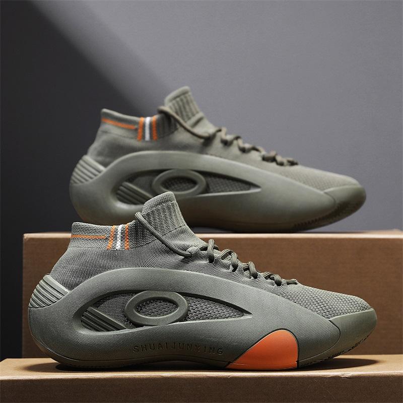 Fashion Men Casual Sneakers 2025 Summer Comfortable Breathable Anti Slip Running Shoes Fashion Platform Designer Knit Sneakers Sports