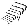 9Pcs Guitar Hex Wrench Metal Hex Key Flat End Instrument Accessory for Repair Maintenance