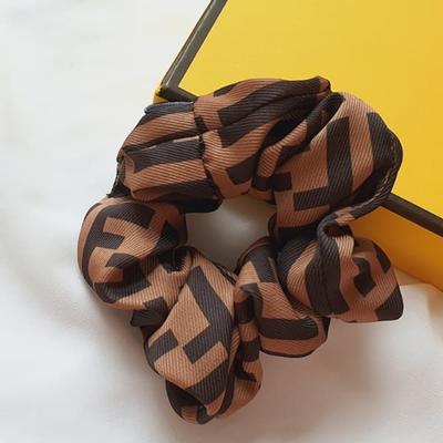Women's Detail Brown Pen Gopchang Hair Band Hair Tie