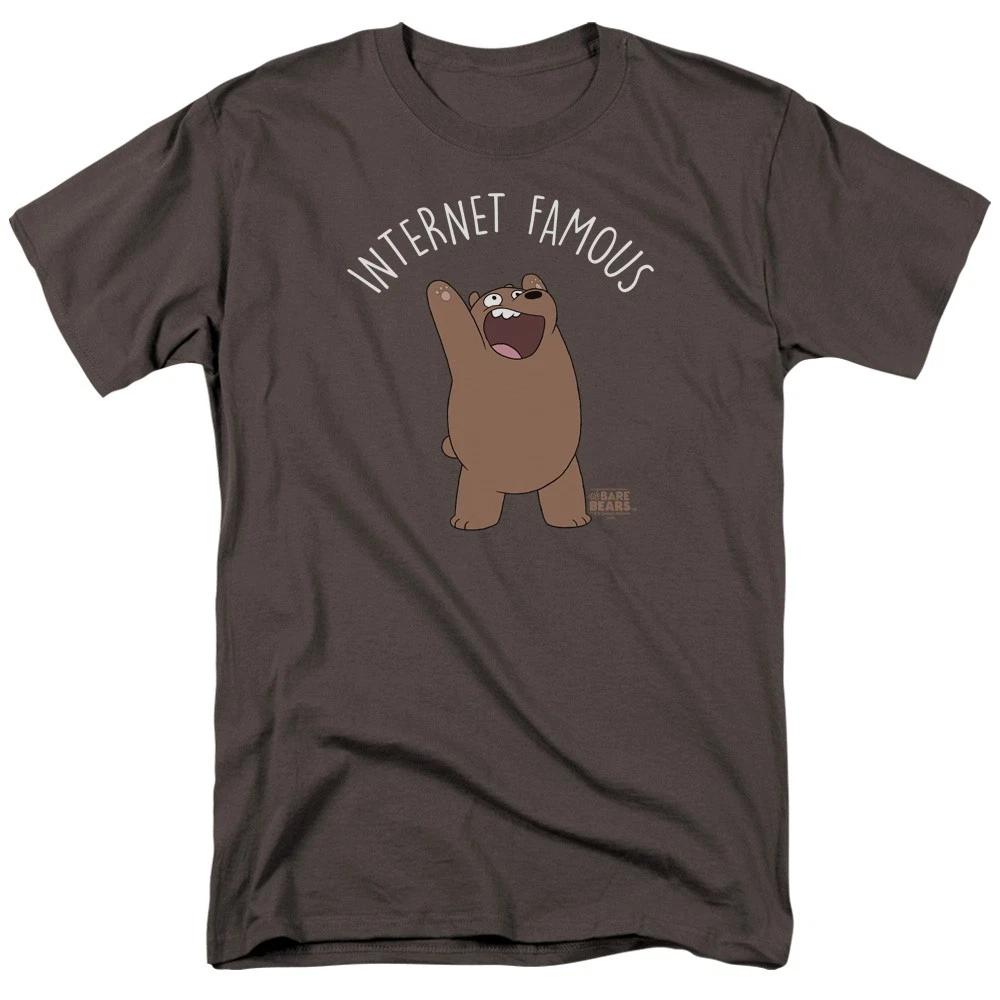 We Bare Bears - Internet Famous - Unisex Short Sleeve Children s T-shirt - Gray 100