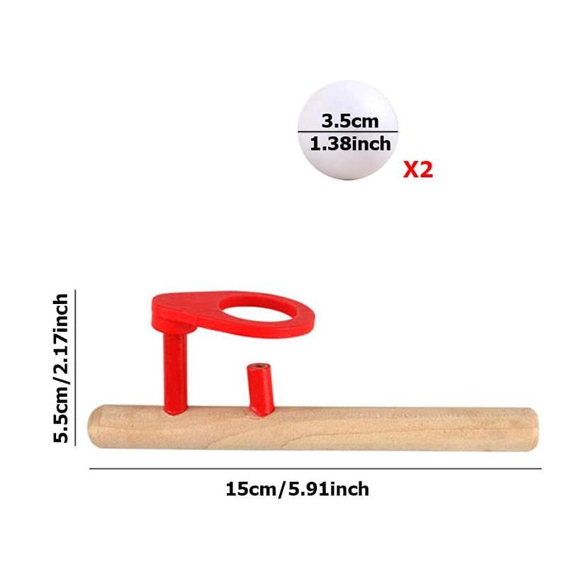 

Wooden Floating Blowing Ball Set Traditional Toys Children Early Education Puzzle Games Toys Vital Capacity Training TMZ