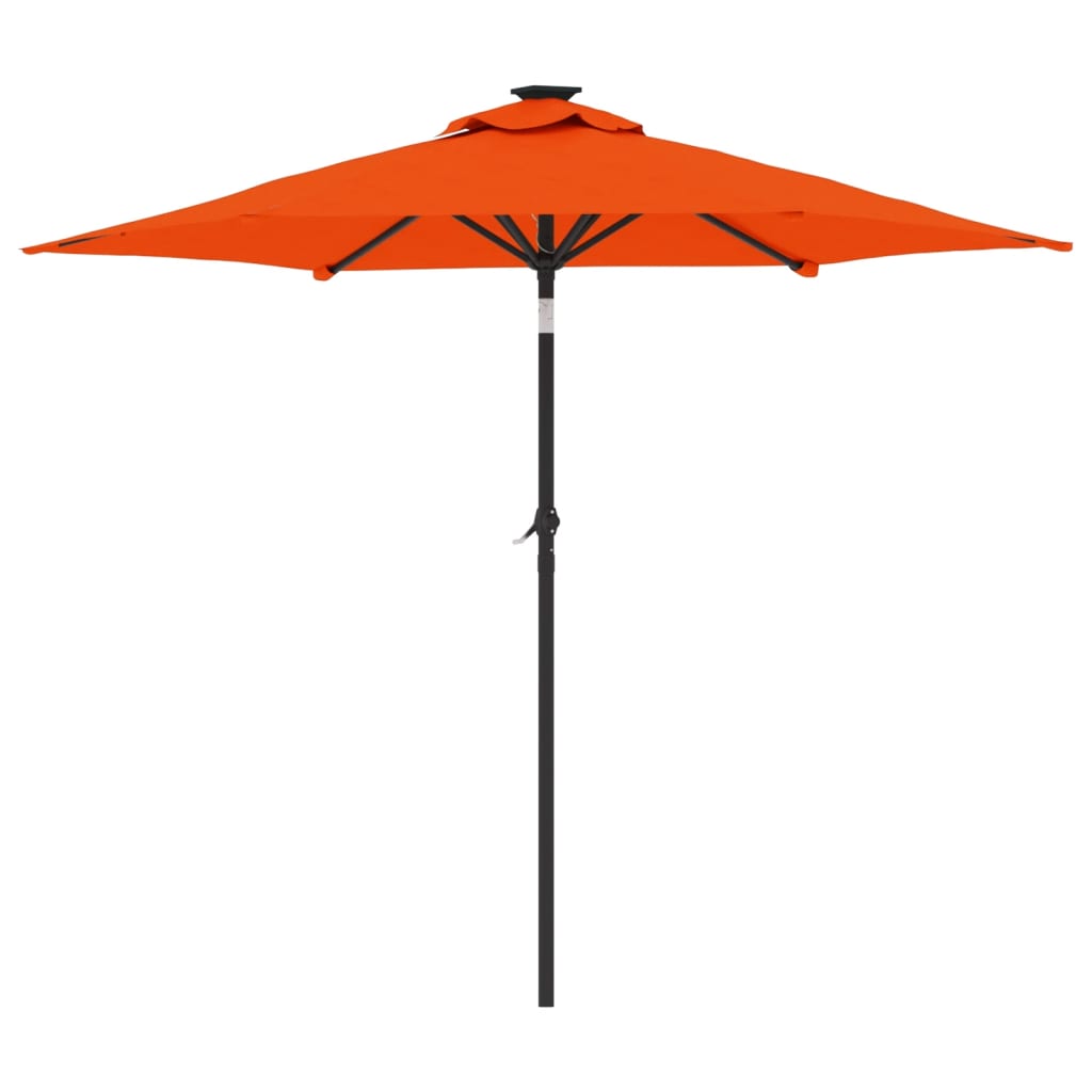 Sun Umbrella with Steel Pole Terracotta 225x225x212 Cm