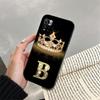 Diamond Crown Letter Phone Case for Xiaomi Redmi Note 13 12S 12 Pro 11S 11 10 Pro 10S Redmi 10 13C 9C 10C