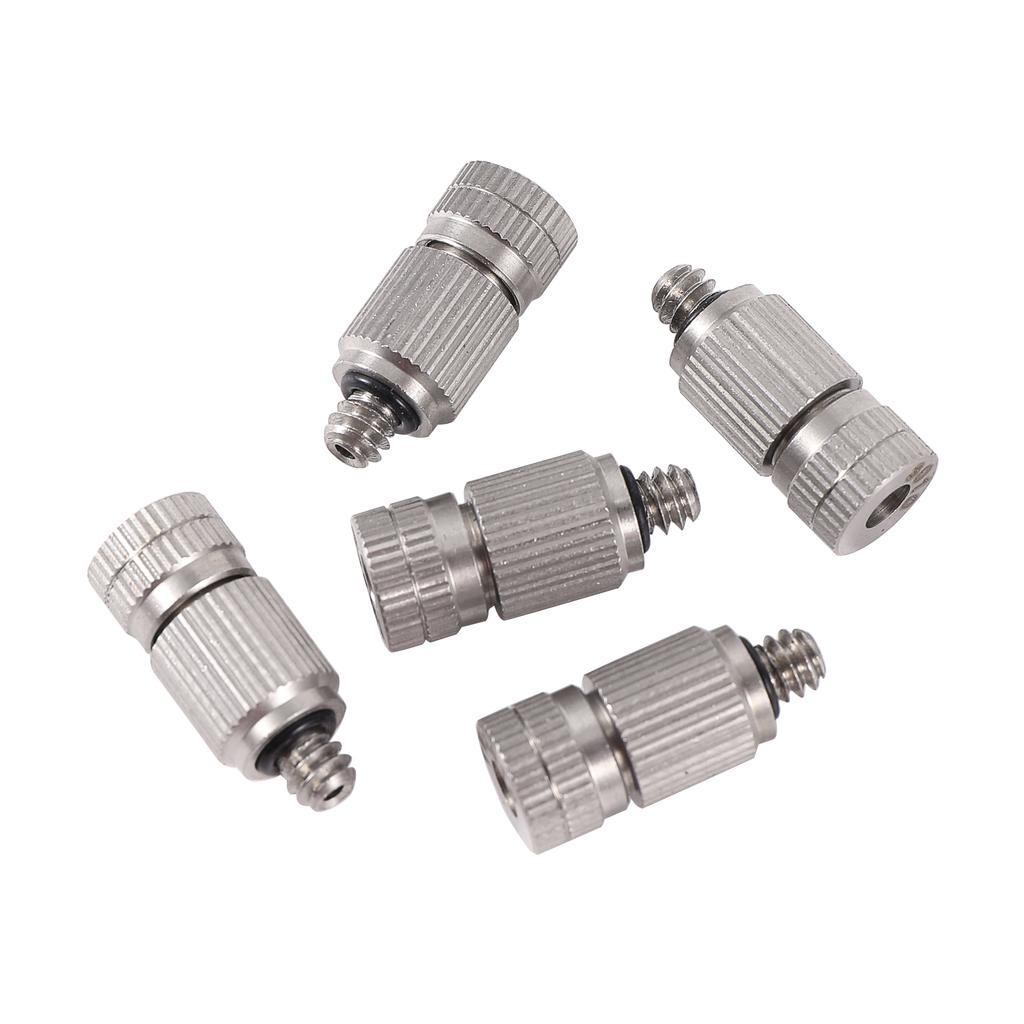 0.15~0.5mm  3/16" Thread High Pressure Misting Nozzle Atomization Sprayer  Irrigation Cooling Humidify Dust Removal Disinfection