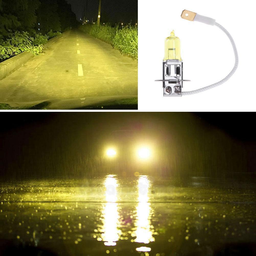 12v 55w Yellow Bulbs Car Fog Lights Long Life Quartz Halogen Bulb Replacement For All Car Models A7n2