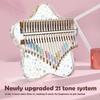 21/17 Keys Portable Finger PianoCrystal Clear Kalimba For Beginners Kids Adults, 17 Key Thumb Piano Musical Gift