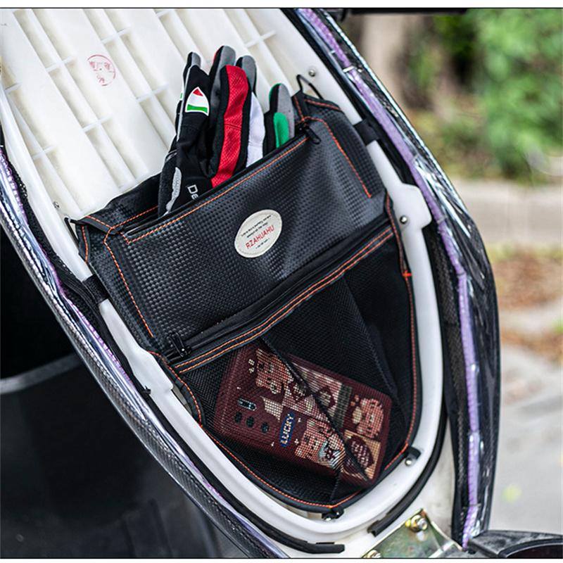 Motorcycle Scooter Seat Storage Bag Accessories Tool Bag Storage Bag Seat bag, storage and sorting bag