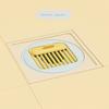 Universal Bathroom Drain Hair Filter Net, Anti-Odor Device, Renovation Tool, Sewer Sealing Cover, Sealing Plug
