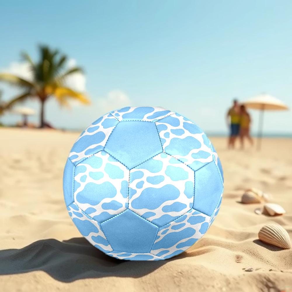 Animal Pattern Indoor Size 5 Soccer Ball Colorful Machine Stitched PVC Competition Ready Durable High-Bounce