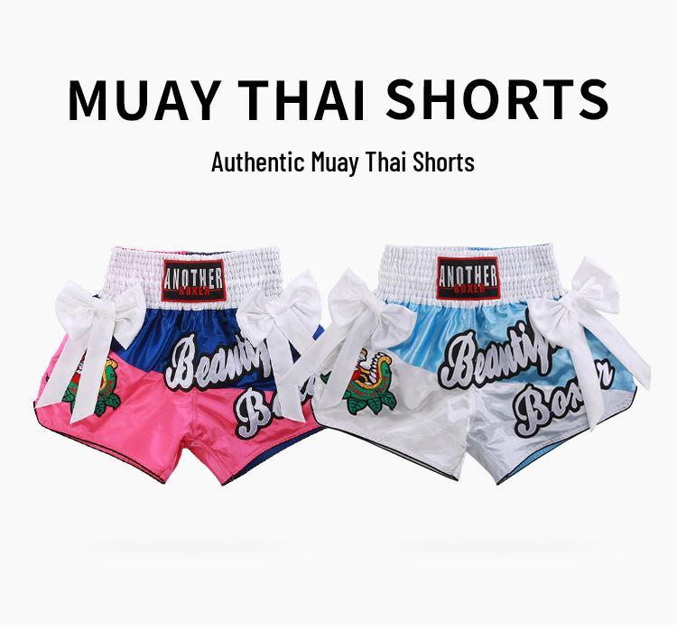 Women's Muay Thai Training Shorts - Professional Boxing and Fighting Gear