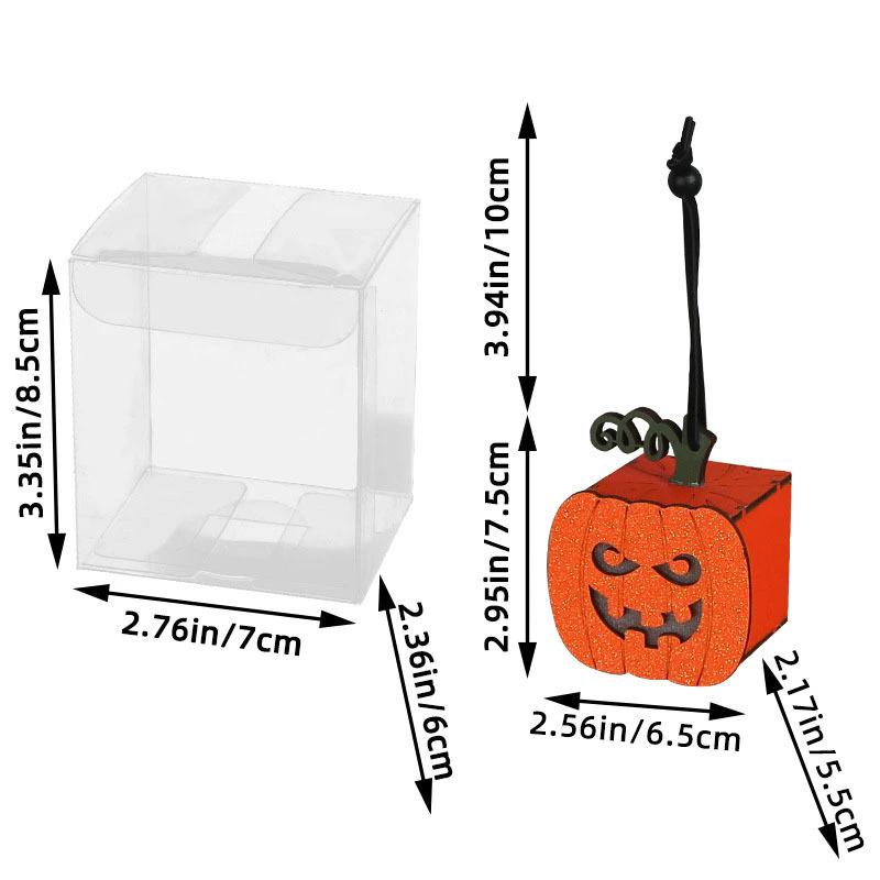 1pc Halloween Pumpkin Lantern Children's Handheld Night Light Ghost Festival Luminous Light Decoration Prop No Need To Use Electricity