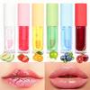 Tinted Fruit Lip Oil 2ml – Nourishing Hydration for Dry Lips, High-Shine Glossy Glaze, Daily Care