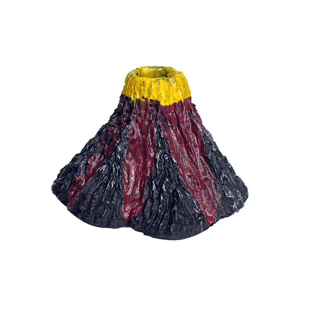 Realistics Volcano Aquariums Rock Simulation VolcanoFish Tanks Decoration for Lively Fish Environment