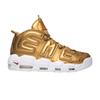 Supreme x Air More Uptempo Oro Metallizzato Sneakers Unisex Bianco 902290-700