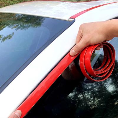 3M/5M Car Bumper Red Decoration Strip Car Door And Window Protection Strip Car Door Decoration Strip Body Anti-collision