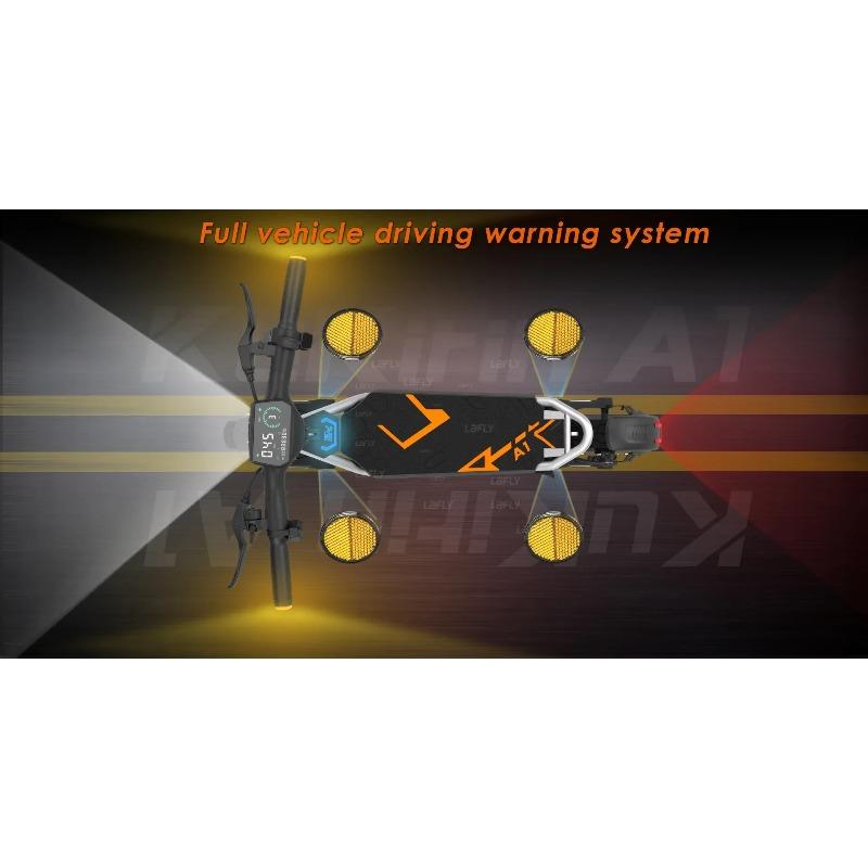 Stock UE Monopattino Elettrico Originale Kukirin A1 Motore 800W Batteria 48V 13Ah Velocità Massima 45KM/H Autonomia 45KM Pneumatico 10 pollici Monopattino