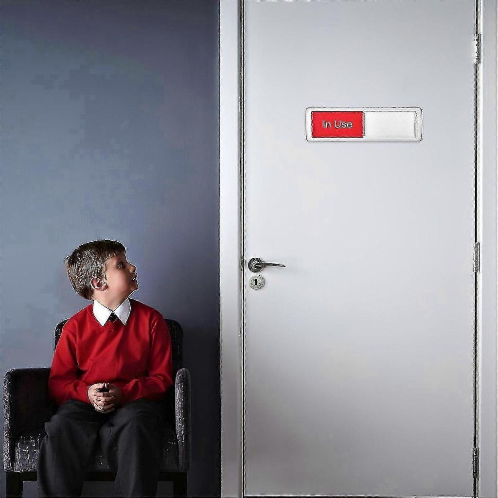 2 Stück Frei Besetzt Schilder Privatschilder Verfügbar oder In Benutzung Schiebeschild Türindikatorschilder für Zuhause Büro Toilette Konferenz 0926 Edition 0118