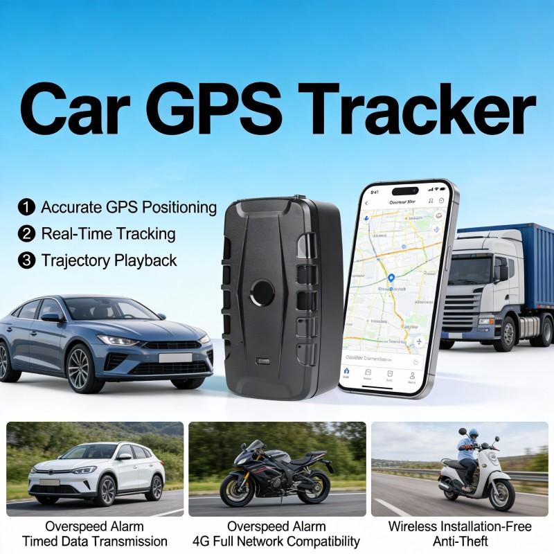 2000 mAh Ultra-Long Standby Car GPS Tracker - Anti-Theft Device for Vehicles & Parcels (Free Installation, 4G Tracking)