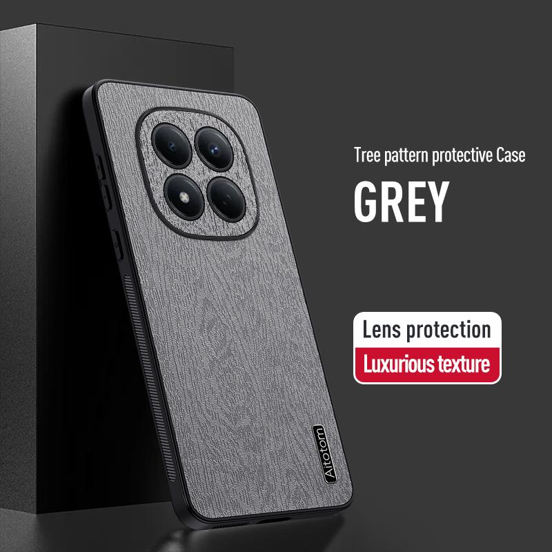 Luxury Tree Pattern Leather Skin Case For Xiaomi Redmi Note 15 14 Pro 5G 4G Xiaomi 15T 14T Pro Hybrid TPU+PU Shockproof Matte Phone Cover Cases