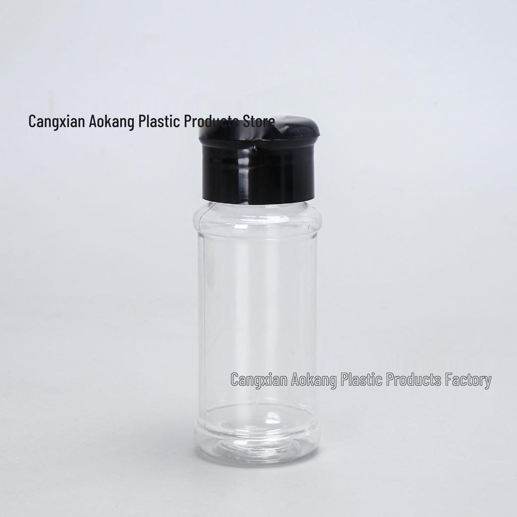 100ml Thickened PET Pepper Bottle - Solid Plastic Seasoning Container