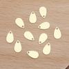 100pcs/50pcs 10x6mm Metal Brass Teardrop-shaped Charms Pendants for Jewelry Making Supply Pendants Hairwear Handmade Accessories