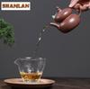 190ml Vintage Yixing Purple Clay Teapots Handmade Gourd Pot Raw Ore Section Mud Kettle Chinese Zisha Tea Set Drinkware Supplies