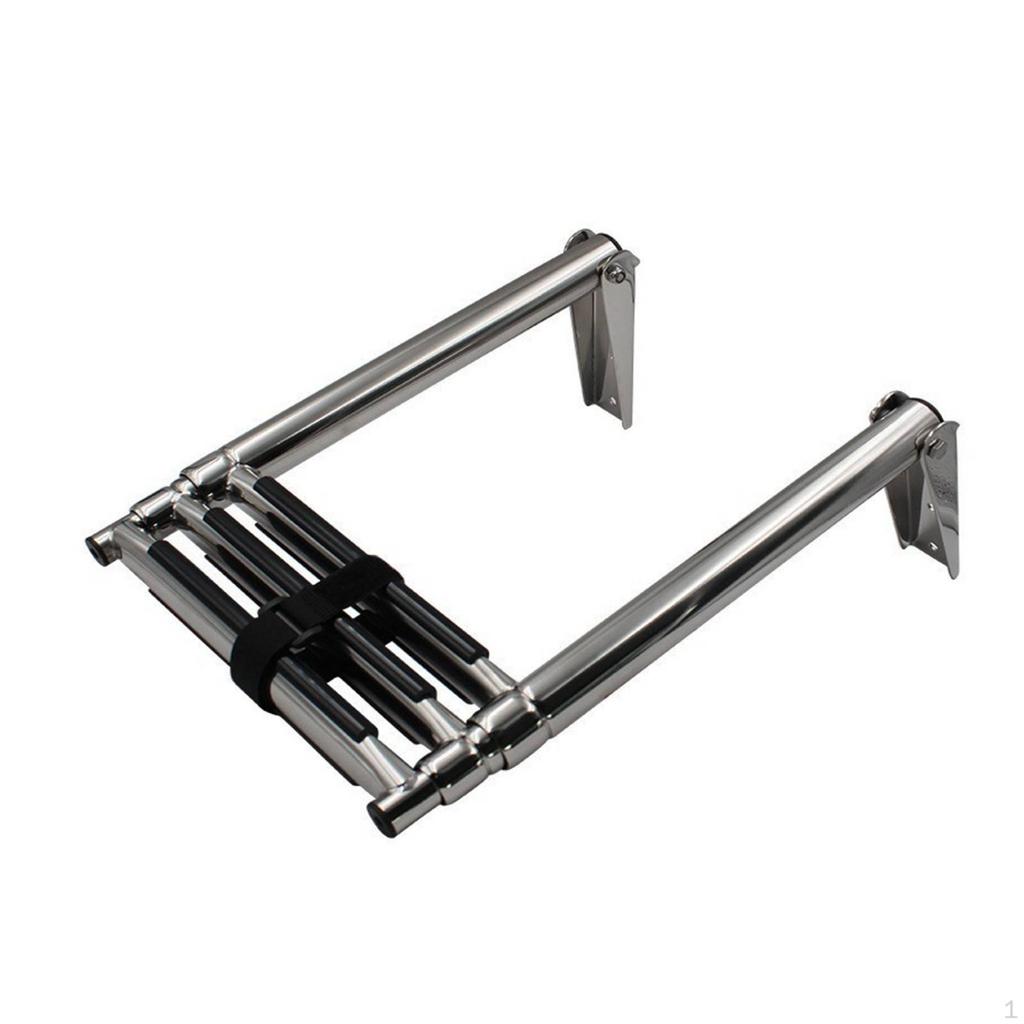 Telescoping Folding Boat Ladder Resistant Deck