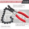 Chain Type Chain Cutter Three-way Catalytic Pipe Tool  Exhaust System Repair