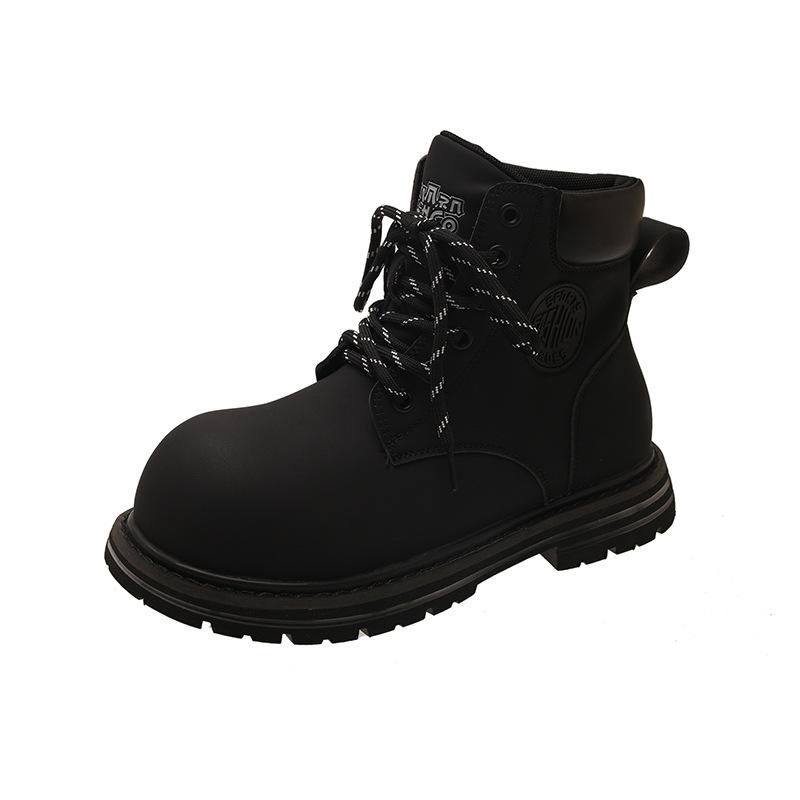 Big Yellow Boots Women's Summer Breathable Sweat-absorbing Non-slip Martin Boots Casual Mango Head Women's Mesh Short Boots Yellow Comfortable Tide