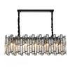 New LED Crystal Chandelier Lamp Luxury Black Lustre Kitchen Island Chandeliers Living Room Dining Home Ceiling Lighting Fixtures
