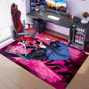 B-BLUE L-LOCK -Themed Entrance Mat,Non-Slip Mat Area Rug,Room Decor,Outdoor Decor,Kitchen Rug,Doormat - Machine Washable,Easy to Clean