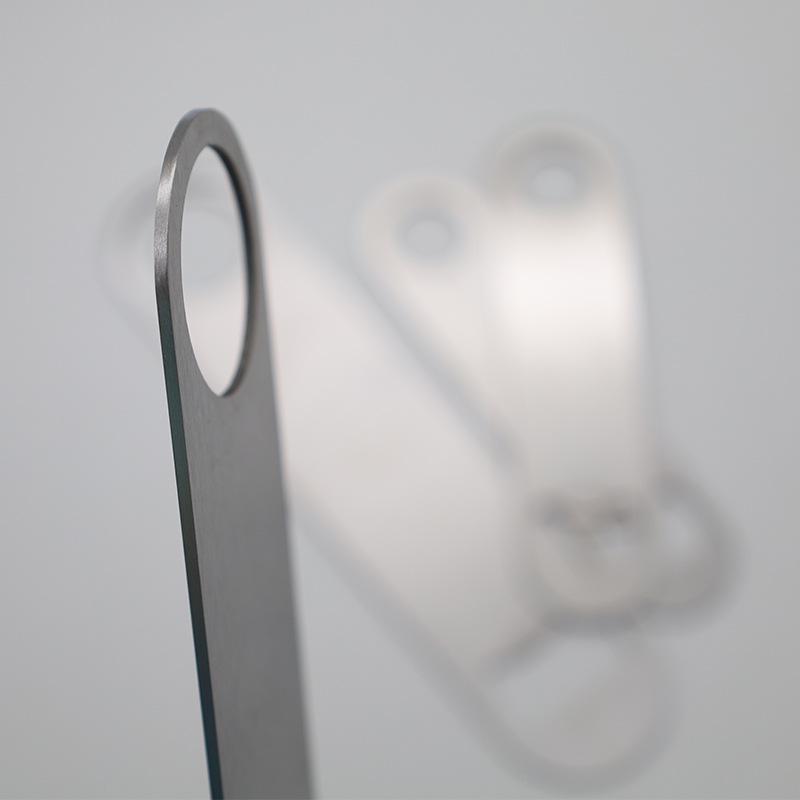 Stainless Steel Minimalist Bottle Opener Keyring - Straight Handle