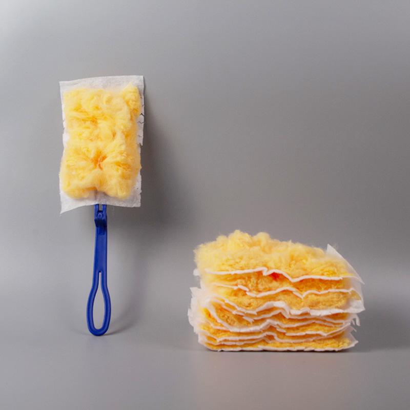 Desktop Electrostatic Dust Duster Replacement Core - Hair & Debris Cleaning Brush for Car & Household.