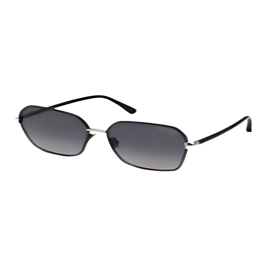 Tom Ford Rechteckige Sonnenbrille Mit Logo-Design Unisex-Sonnenbrille Schwarz FT0839-01D