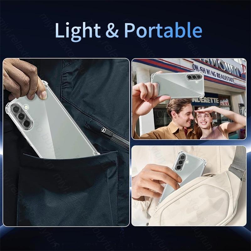 Przezroczyste etui Sumsung A56 5G Dla Samsung Galaxy A56 5G Ultra-cienkie Przezroczyste Kryształowe Miękki Silikon Tylna Pokrywa SamsungA56 A 56 56A