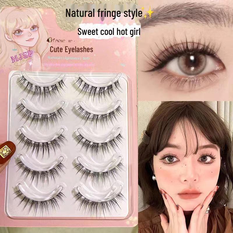 

Mengji Shangpin MJ06 Тайские смешанные сладкие и прохладные дьявольские натуральные накладные ресницы с рисунком