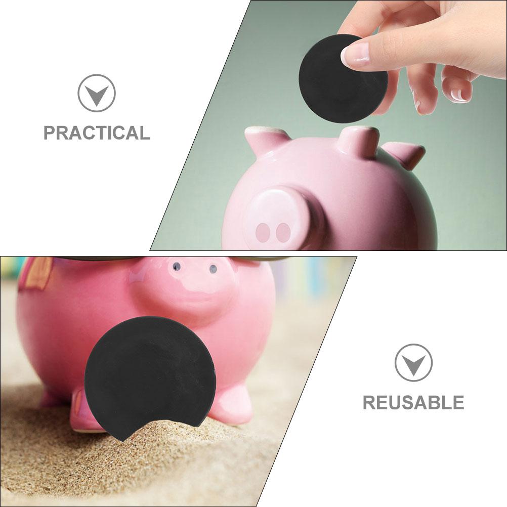 10 Pcs Round Rubber Stopper Plug Adult Piggy Bank Bottom Cover Replacement Sealing Caps Firewall
