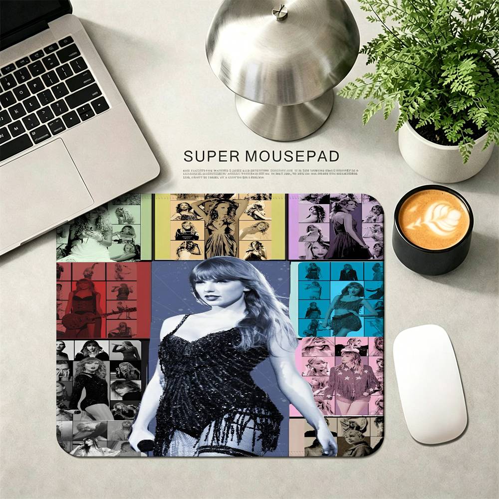 Singer T-Taylor-S-Swift-ES T-TTPD 25x29cm Small Office Student Gaming Thickened Pad Non-slip Cushion Mouse Pad Writing Desk Mats