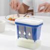Würfel-Molke-Trennfilter Blau/Weiß Molkeabscheider Japanischer Joghurt-Siebkasten Sojamilch