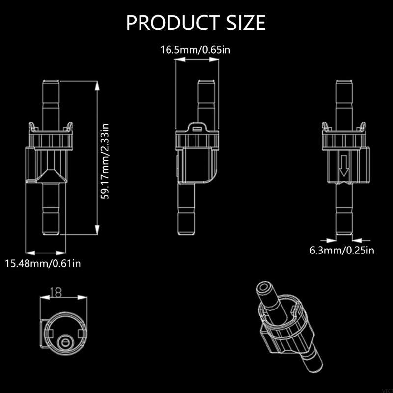 Liquid Flowmeter Fluidmeter Counter Measuring Instrument Meter Hall Effect Sensors for Water Purifiers G1/4 A0KF