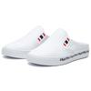 FILA Slip-On Mule Round Toe Low Top Canvas Shoes Women sneaker White F62W021301FWT