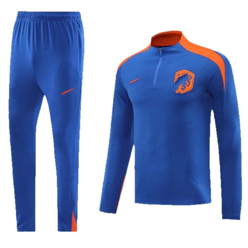 Half-Pull Long-Sleeved Set, Football Jersey, Training Jersey, Appearance Jersey, Casual, Breathable, Comfortable And Fashionable