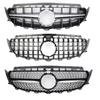 For Mercedes E-Class W213 2016-2020 Front Bumper Grille Gloss Black ABS Material Easy Installation Exterior Tuning Accessories