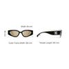 Chanel Óculos de Sol Cat Eye com Logo Óculos de Sol Unissex Preto A71614X02081S5653