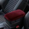 Plush Car Armrest Cushion Booster Pad Thicken Heightening Pad Car Armrest Pad  For Central Console