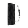 87 Keys USB Wired Keyboard Round Keycaps Typewriter Keyboard Durable Mechanical Keyboard  Laptop