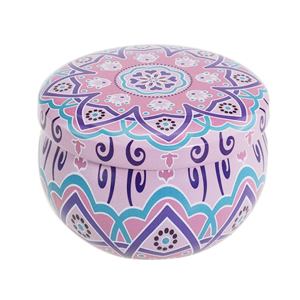 2.2 Oz Tea Pear Paste Candy Tin Gift Box with Candle Can Storage