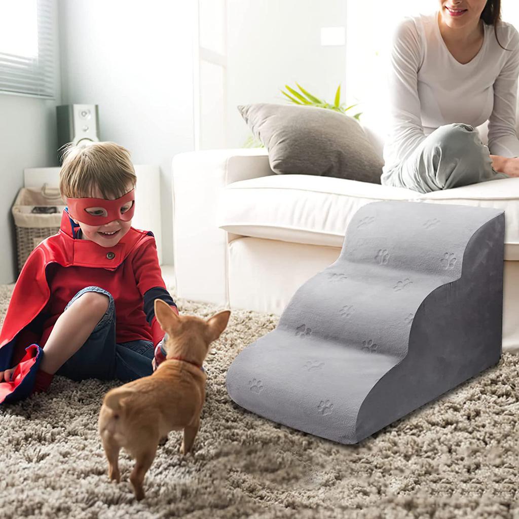 Small Dog Sponge Steps & Ramp for Sofa/Bed