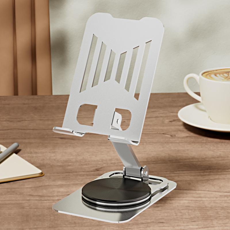 T16 Multifunctional Metal Waterproof 360 Degree Rotating Foldable Holder for Phones Tablets Anti-Slip Phone Holder