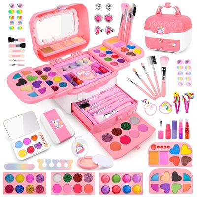 VCYCTO Makeup Toy for Kids Cosmetic Princess Present for Elementary School Washable Makeup Birthday Gift for Girls Ages and Popular Christmas Gift